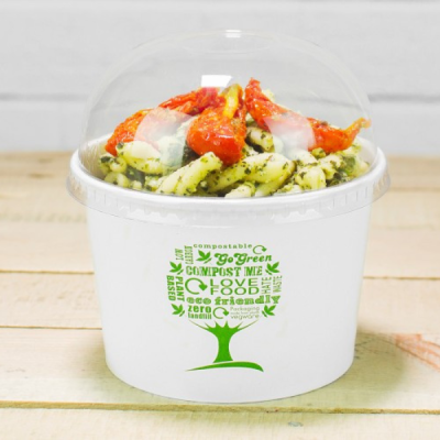 Vegware - 22oz medium window salad box, Salad Boxes